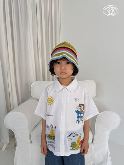 041651翻領塗鴉上衣4