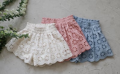 032340雕花短褲(三色)1