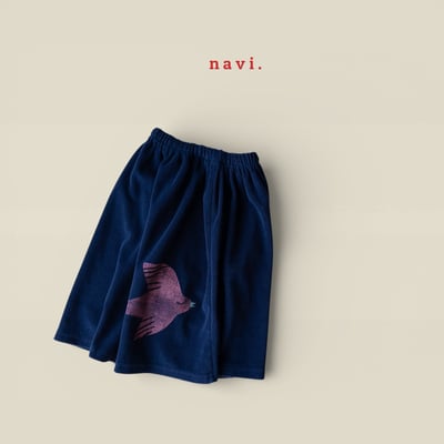 30036手繪小鳥裙(兩色)8