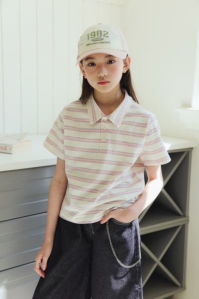 032402翻領條紋上衣(兩色)12