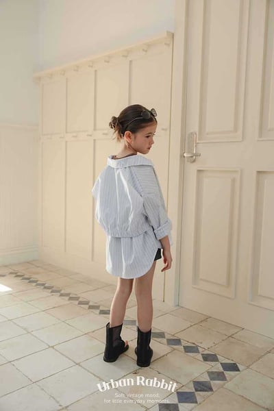 040511翻領直紋上衣9