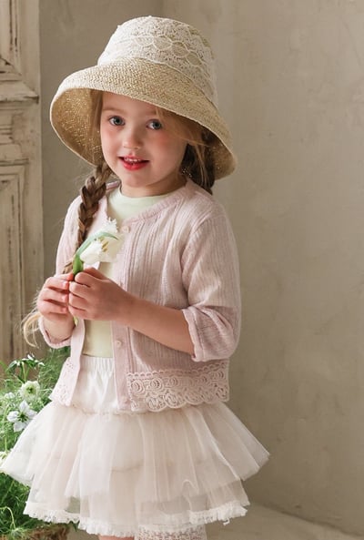 032327下擺花邊外套(四色)10