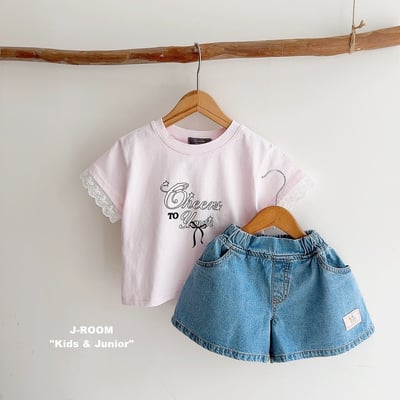 050841小花牛仔短褲6