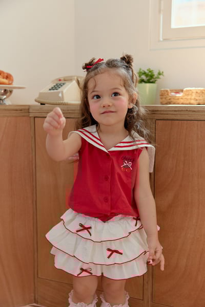 041422蝴蝶結蛋糕褲裙(兩色)3