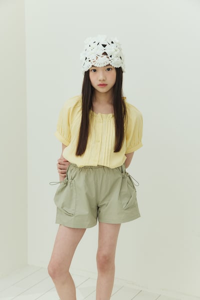 032409抽繩口袋短褲(兩色)1