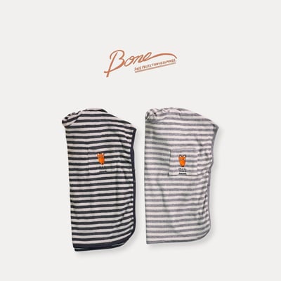 041758狐狸連帽條紋浴袍(兩色)4