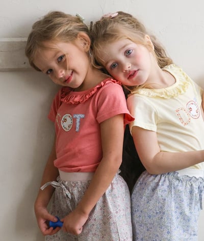 032335荷葉領圖樣上衣(四色)14