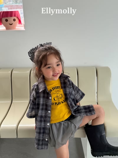 040702翻領格子上衣(兩色)11