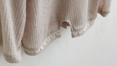 032328下擺花邊外套(三色)3