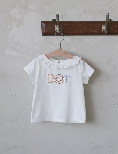 032335荷葉領圖樣上衣(四色)5