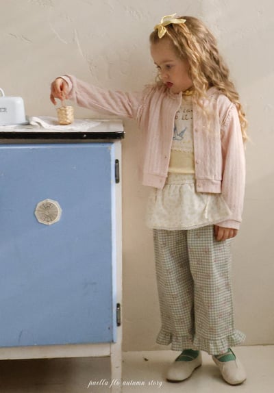 15510鄉村造型格子褲(兩色)9