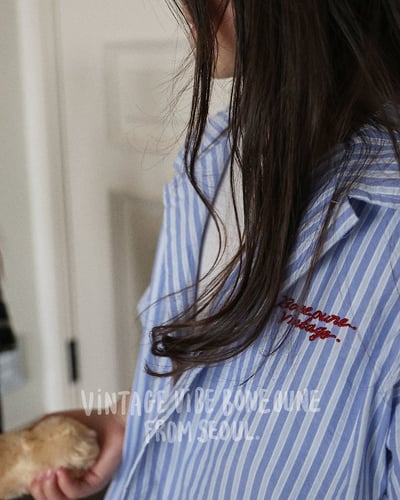 041751翻領直紋上衣3