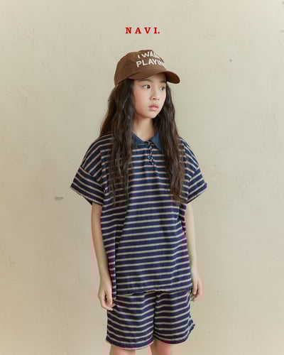 041507翻領條紋上衣(兩色)12