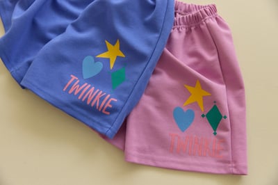 042369圖形短褲(兩色)4