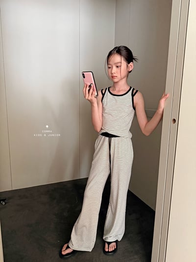 052719綁帶條紋褲B2