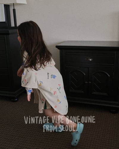 041759花連帽浴袍(兩色)9