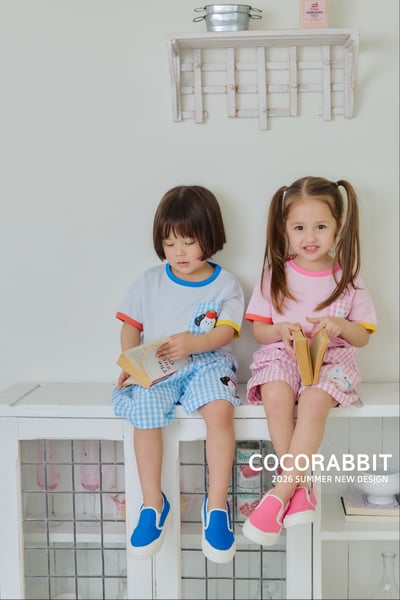 041382格子動物短褲(兩色)4