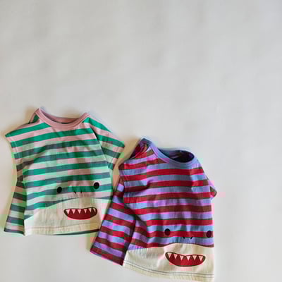 031704條紋鯊魚上衣(兩色)1