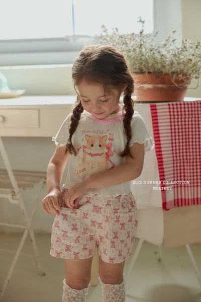 040111蝴蝶結短褲(兩色)7