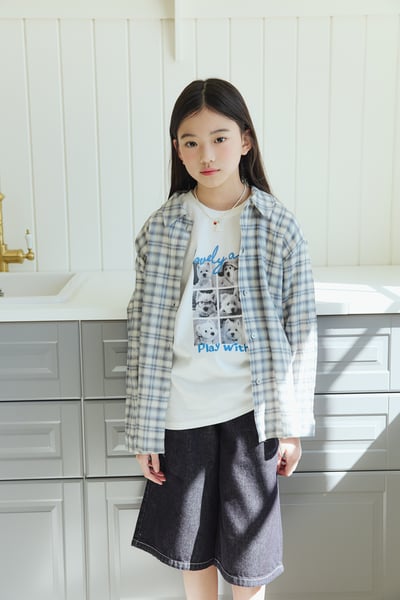 032429翻領格子外套A5