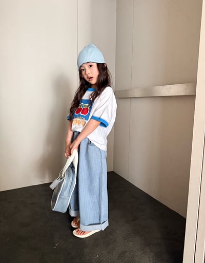 042152淺藍寬鬆牛仔褲7