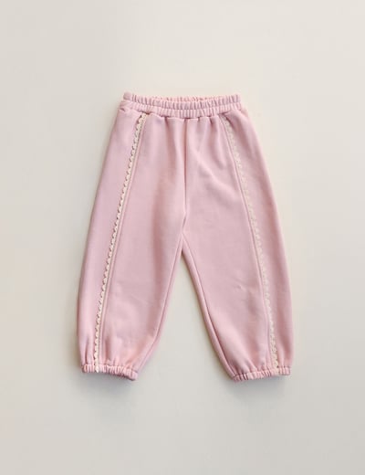 15519花邊束口褲(兩色)3