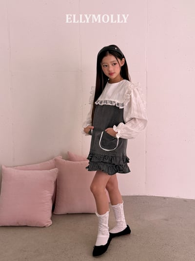 040776格子點點背心裙(兩色)15