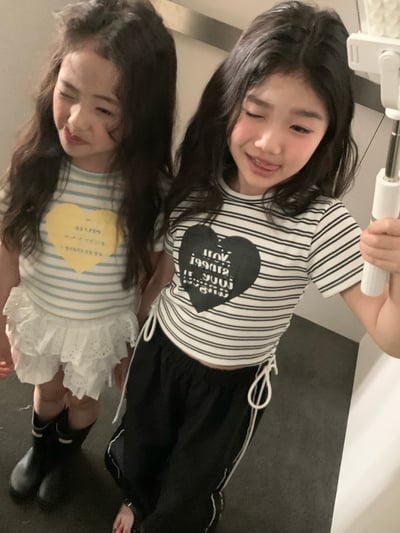 042161愛心條紋上衣(兩色)2