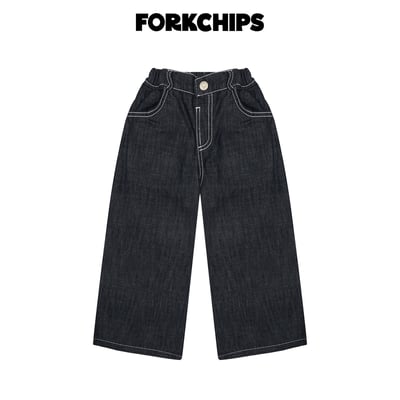 042032黑藍牛仔褲1