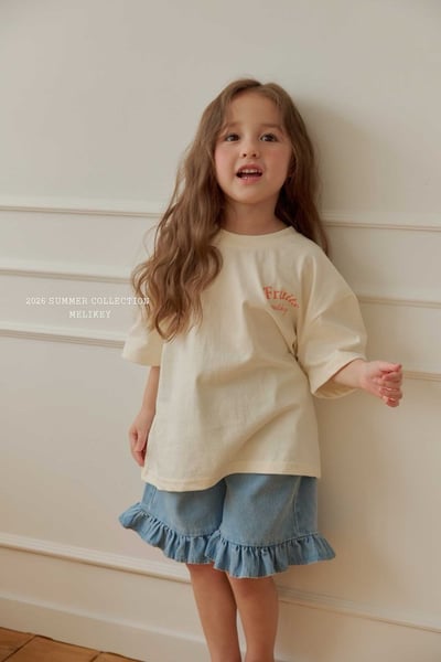 040146五分牛仔荷葉短褲3