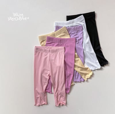 030923素面捲邊七分內搭褲(六色)1