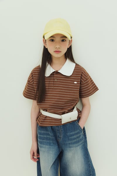 032431翻領條紋上衣(兩色)5