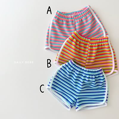 042534條紋短褲(三色)1