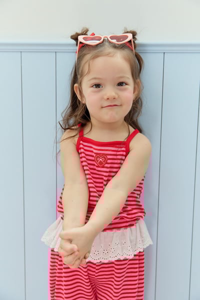 041428條紋背心套裝(兩色)9