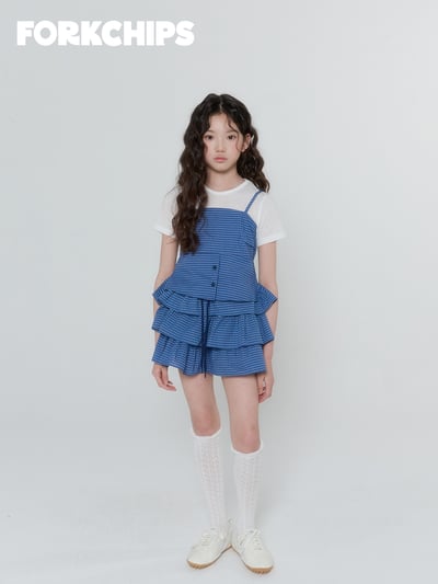 042035格子蛋糕褲裙(兩色)9