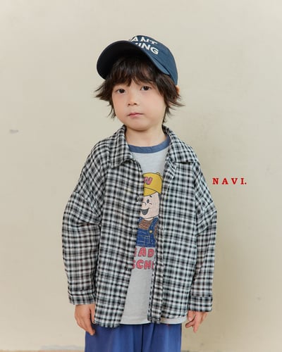 041506翻領格子上衣(兩色)6