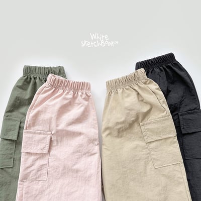 42913抽繩口袋褲(四色)4