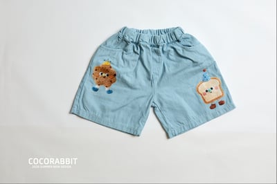 041369麵包牛仔短褲1