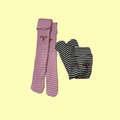 53001條紋襪(兩色)1