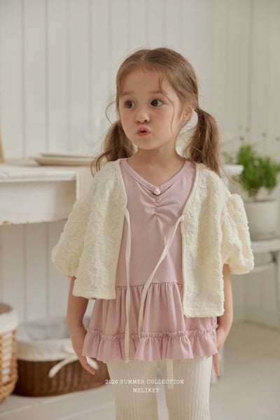 040150泡泡袖綁帶外套(兩色)7