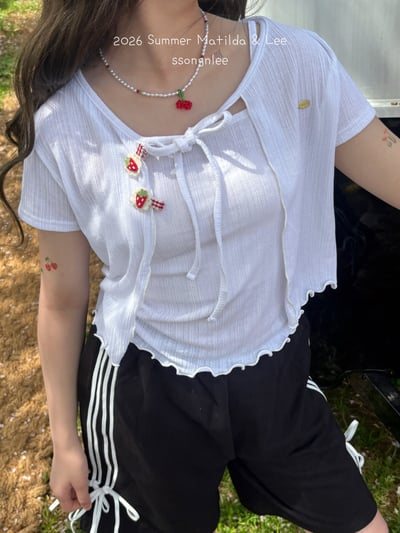 042861花邊背心外套組(兩色)2