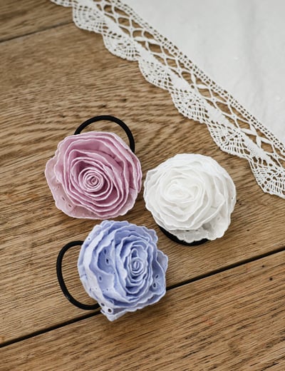 032351花朵髮圈(三色)1