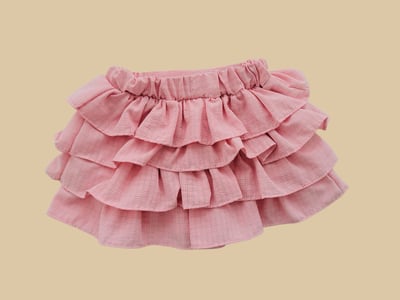 041022格子蛋糕褲裙(兩色)5