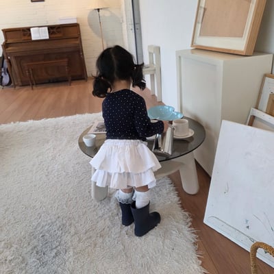 11217造型點點上衣(兩色)9