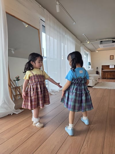 032609格子背心裙(兩色)4