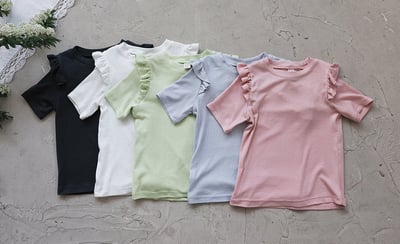 032309小荷葉上衣(五色)1