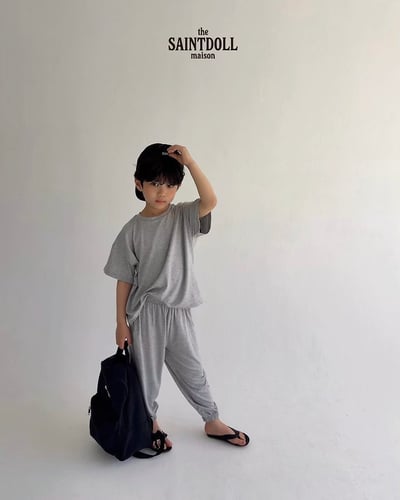 042664親子束口褲(兩色)9