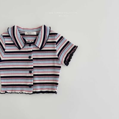 040104翻領條紋上衣(兩色)3