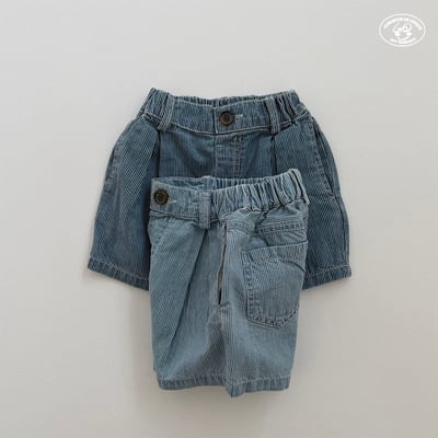 041650直紋牛仔短褲(兩色)1