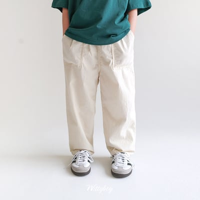 050914綁帶休閒褲(兩色)4